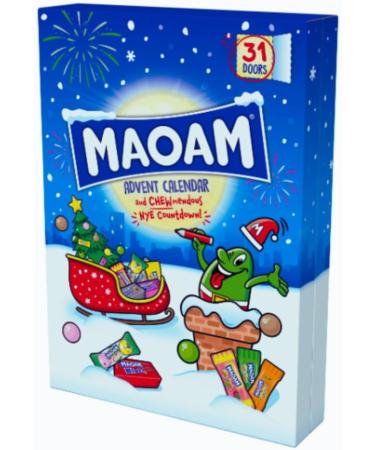 Maoam Fruit & Cola Chewy Sweets Advent Calendar - 31 Door Treat till New Year's Day with Sour Stripes Stripes Pinballs Bloxx - A Holiday Season Joy for Kids & Family - 257g - Buy Online on GoSupps.com