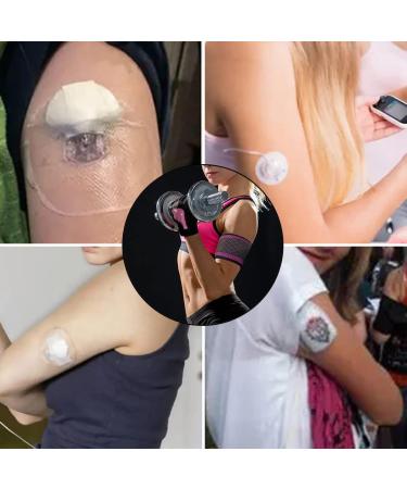 Diabetes Arm Band for Omnipod Dexcom Monitoring System - Insulin Pod Protector - Washable & Reusable Adhesive Patches (S Purple) - Buy Online on GoSupps.com