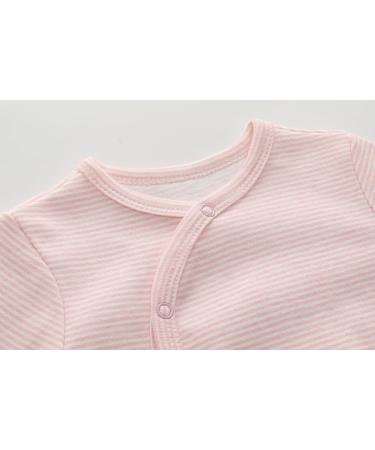 MAMIMAKA Baby Rompers Pajamas 9-12 Months 3-Piece Set | Cotton Jumpsuit Footed Bodysuits for Boys and Girls | Long Sleeve Sleepsuit Outfits - Buy Online on GoSupps.com