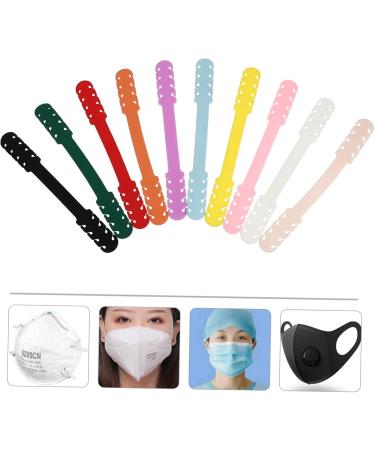Fomiyes 20 Pack Mask Band Buckles - Silicone Ear Protectors & Anti-Strangulation Accessories for Comfortable Mask Wear - Buy Online on GoSupps.com
