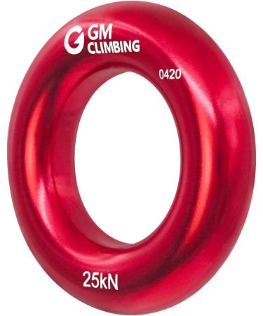 GM CLIMBING Rappel Ring 25kN for Rock Climbing Arborist Rescue Slackline Hammock Pack 2. Small-Red Pack of 4 - Buy Online on GoSupps.com