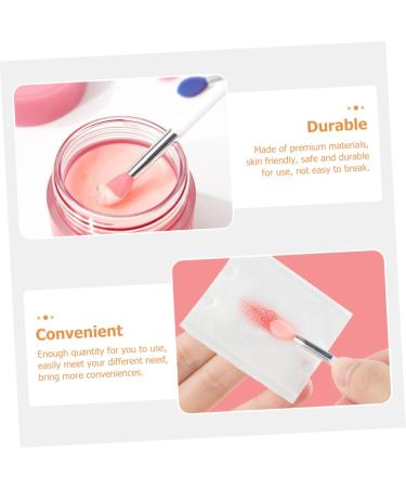 120 Pcs Translucent Lip Balm Brush - Silicone Lip Mask Applicator & Lipstick Brush - Portable Makeup Tools for Women - Buy Online on GoSupps.com