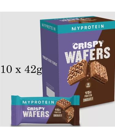 Chocolate Crispy Wafer 10 x 42g - Blend of Whey & Milk Protein Isolates | VIMIX - Buy Online on GoSupps.com