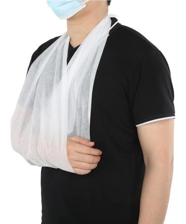 Emergency Triangular Bandage - 10 Pcs Thick Non-Woven 22x12x7 cm for First Aid - Buy Online on GoSupps.com