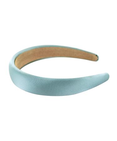 Light Blue AXY Metallic Look Headband | Fabric Padded Hair Accessory for Ladies - Buy Online on GoSupps.com