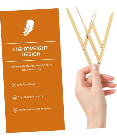 Beavorty 3 pcs Generation Second Steel Makeup Pencil Caliper Measuring Mean Gadgets Tools Golden Positioning 25x5x0.6cmx3pcs Goldenx3pcs - Buy Online on GoSupps.com