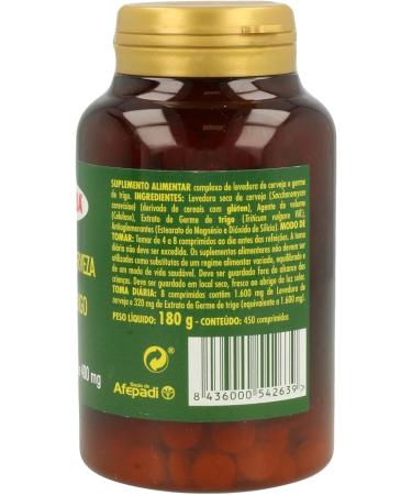 Brewer's Yeast + Wheat Germ 450 Tablets - Buy Online on GoSupps.com