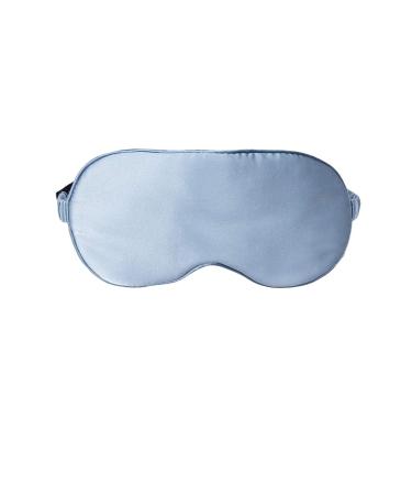 NMM Global Mulberry Natural Silk Sleep Mask for Women & Men with Elastic Strap Super Soft Sleeping Eye Mask for Adults 9 Color Options (Blue)
