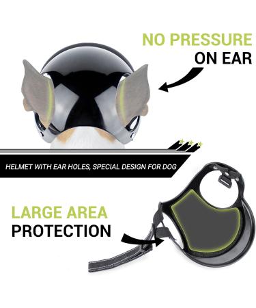 Buy Dog & Cat Motorcycle Helmets | Outdoor Safety Hard Hats for Pets (27-44 lbs) - Protect Your Furry Friends - Buy Online on GoSupps.com