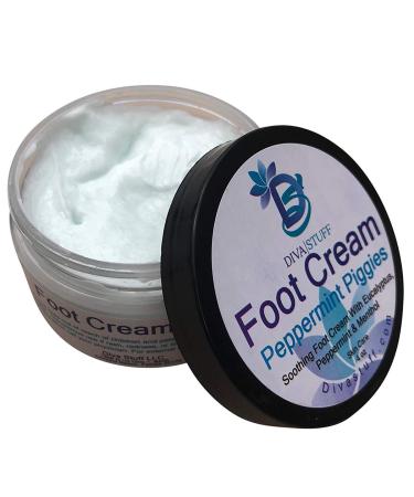 Soothing Peppermint Piggies Foot Cream with Eucalyptus, Peppermint, and Menthol - Diva Stuff - Buy Online on GoSupps.com