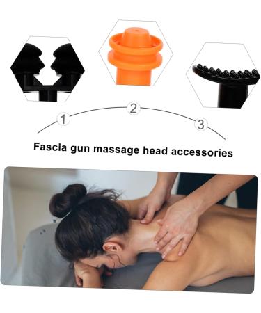 Frcolor 9Tlg Massage Head Set - Fascia Tips for Fitness Massage Devices | Black Swor Replacement Accessories - Buy Online on GoSupps.com