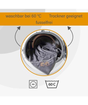 Yellow Paw Extra Absorbent Microfiber Towel for Medium & Large Dogs | Soft Pet Bathing Towel for Easy Drying - Buy Online on GoSupps.com