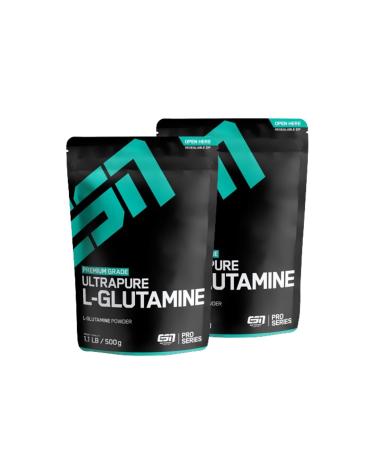 ESN Ultrapure LGlutamine Powder 2 x 500 g