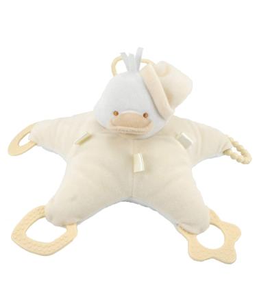 Duffi Baby soft toy Patito and teething ring 100% polyester color natural Master Baby Home SL 0767-05