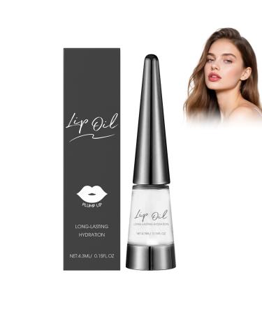 Lip Plumper Gloss | Hydrating and Volumizing Lip Treatment | Smooth Wrinkles and High Shine | Formula with Hyaluronic Acid
