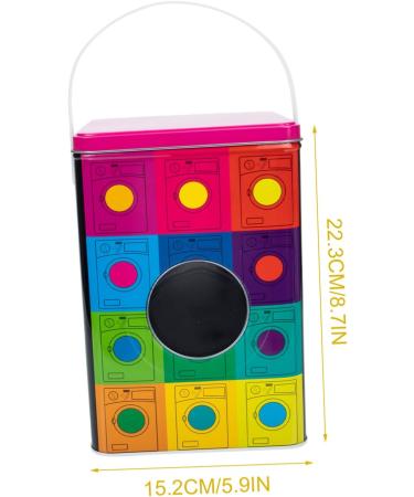 Alipis 3pcs Washing Storage Bucket Laundry Beads Container Guest Bathroom Laundry Detergent Organizer Laundry Container Laundry Tin Container Household Wrought Iron Tinplate - Buy Online on GoSupps.com