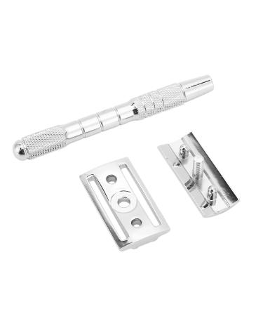 Double Edge Razor for Men - Professional Old-Fashioned Zinc Alloy Hand Razor | Perfect for Hairdressing & Home Use - Buy Online on GoSupps.com
