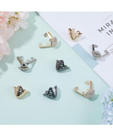 GORGECRAFT 8Pcs Metal Shoe Toe Protectors - Rhinestone High Heel Covers for Women's Shoes - Buy Online on GoSupps.com