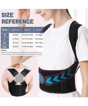 Instant Posture Corrector Adjustable Back Straightener Belt Correct Shoulder Back Posture Brace for Office Gym Home Thin Back Assistant Tool for Women and Men -L - Buy Online on GoSupps.com