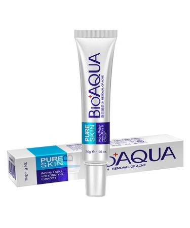 BIOAQUA Acne Scar Natural Blemish Gel Acne Pimple Acne Spot Removal Cream Oil Control Shrink Pores Face Care Cream