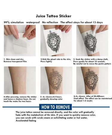 Lifelike Plant Juicy Temporary Tattoos - Waterproof, Lasts 2 Weeks | Sexy Adult Body Art Stickers - Buy Online on GoSupps.com