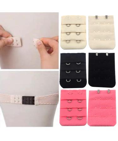 Ewanda store 28 Pcs Women 2 Hook 3 Rows Spacing Bra Extender Strap Bra Extenders Bra Strap Extension for Women - Buy Online on GoSupps.com