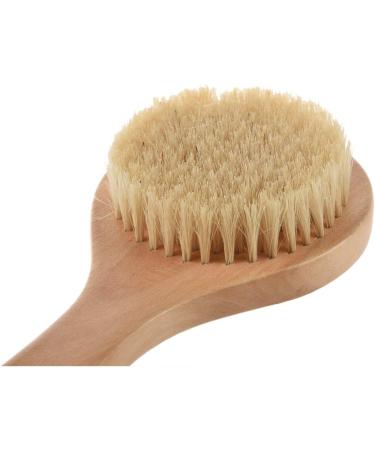 Fayrimi Long-Handled Bristle Detox Body Brush with Wooden Handle | Exfoliating & Cleansing - Buy Online on GoSupps.com