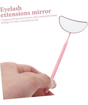 Beatifufu Eyelash Inspection Mirror Lash Mirror Small Lash Inspection Mirror Portable Glass Mirror Handheld Eyelashes Mirrors Lash Extension Mirror Lash Mirror for Lash Tech Eyelash Mirror 16.5x5x0.8cm - Buy Online on GoSupps.com