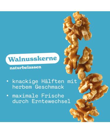 Nut Perfect Walnut Kernels 100g - Natural Crispy Halves for Vegan Nutrition | Fresh Traceable Direct Trade - Buy Online on GoSupps.com