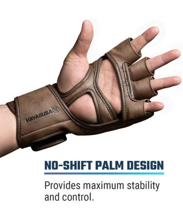 Hayabusa T3 LX Leather 4oz MMA Fight Gloves - Medium Brown for Men & Women - Buy Online on GoSupps.com