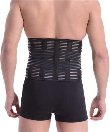 Back Bandage & Lordosis Support Belt - Adjustable Elastic Fish Shredder Health Belt for Pain Relief - XXL Size in Skin Color - Ultimate Back Pain & Stress Relief Solution - Buy Online on GoSupps.com
