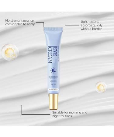 Helbr Hydrating Anti-Aging Eye Cream for Dark Circles and Wrinkles - Reduces Puffiness & Fine Lines Soothing & Firming Formula for All Skin Types 0.35oz 2-Pack - Buy Online on GoSupps.com