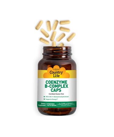 Country Life Coenzyme B-Complex Caps 120 Vegan Capsules