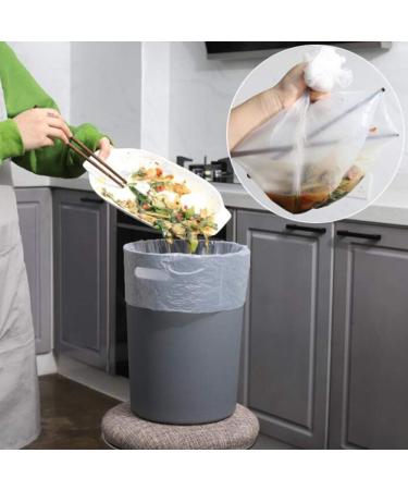 Trash Bags Biodegradable Starch-Based Degradable Garbage Bags Household White Rubbish Bags Compostable Bags Thickened Flat Point Break - Buy Online on GoSupps.com