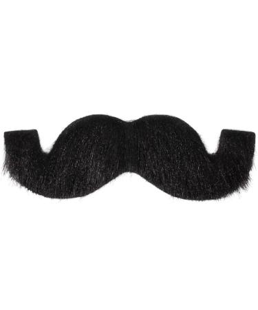 Alsino Black Fake Mustache - Self-Adhesive Mario Sticker for Parties & Costumes | Unisex Fun for Kids & Adults - LG9613 BART 6 - Buy Online on GoSupps.com