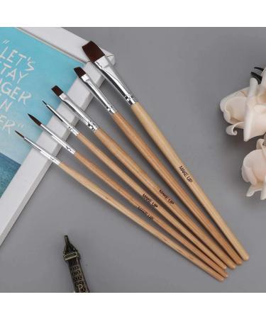 6PCS Face & Body Paint Brush Set | Wooden Handle Makeup Brushes for Halloween & Masquerade | Eulenspiegel Quality - Buy Online on GoSupps.com