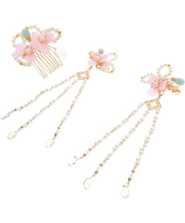 MAGICLULU 2 Sets Comb Hanfu Hair Accessories Hair Styling Accessories Flower Tassel Hairpins Chinese Hair Accessories Temperament Hair Clip Hair Clips for Thick Hair Classical Metal - Buy Online on GoSupps.com