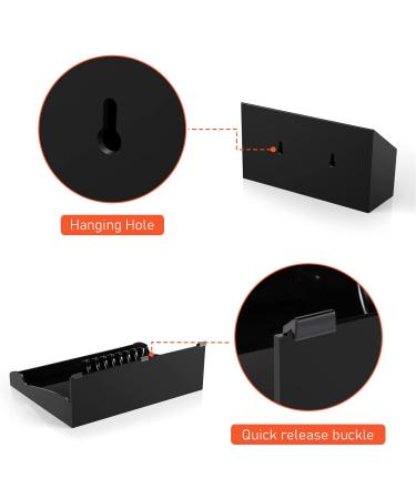 Noverlife Versatile Salon Hair Styling Tools Organizer - Detachable Storage Holder for Hairdressing Tools & Scissors - Wall Mount or Countertop Freestanding - Ideal for Barber Shops and Hair Salons - Black - Buy Online on GoSupps.com