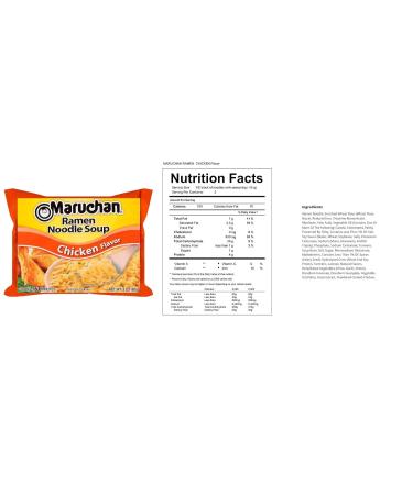 Ramen Noodle Soup Variety Pack - 11 Flavors, 3oz Each - 11 Packages, 6 Flavors - 1 Count, Pack of 11 - Buy Online on GoSupps.com