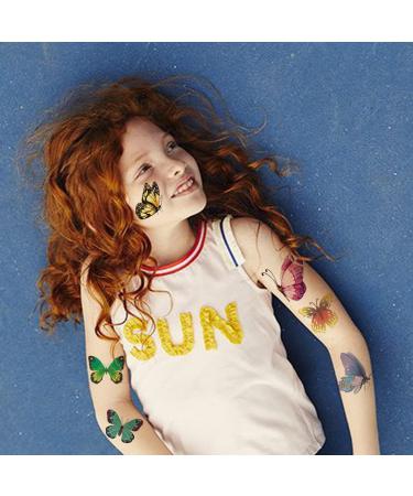 Ooopsiun Butterfly Temporary Tattoos - 90 Styles, Perfect Party Favor for Girls & Women - Buy Online on GoSupps.com