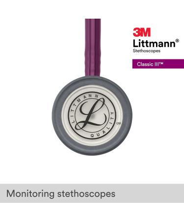 3M Littmann Classic III Stethoscope 69cm with Plum Tube - 5831 Standard Chestpiece - Buy Online on GoSupps.com