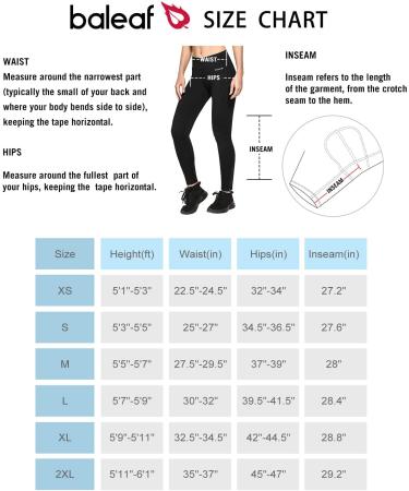 BALEAF Thermal Leggings for Women - Lined Winter Sports Long Running & Cycling Pants with Zipper - M Black-2 | International Shipping Available - Buy Online on GoSupps.com