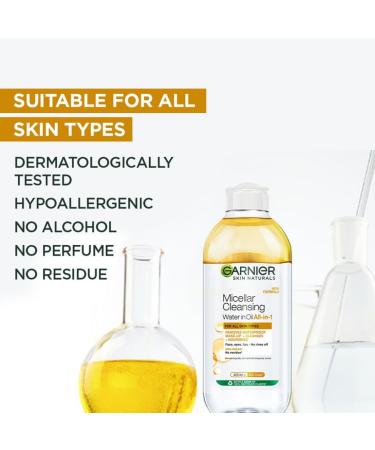 Micellar Cleansing Water in Oil - Waterproof Makeup Remover for All Skin Types | Vegan & Unisex | 4.2 Fl oz - Buy Online on GoSupps.com