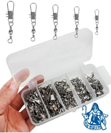 Njord Kalastus Premium Angel Vortia Set 100 Pieces with Karabiner & Vertebrae Box | Universal Fishing Accessories for 20 T nnchen Sizes #10 #8 #4 #2 | International Shipping Available - Buy Online on GoSupps.com