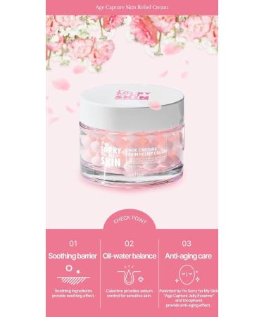 I M Sorry For My Skin Age Capture Facial Cream - Korean Moisturizer with Hyaluronic Acid Anti-Aging Gel-Cream for Face & Neck 1.76 oz - Buy Online on GoSupps.com