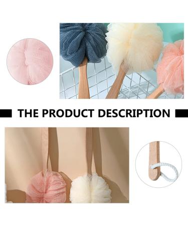2nd Bathing Brush with Long Handle | Luffa Back Brush & Shower Sponge for Body Care - Buy Online on GoSupps.com