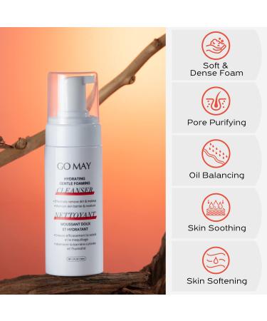 GO MAY Hydrating Gentle Foaming Cleanser - Effective Daily Face Wash | 5 FL.OZ | International Shipping Available - Buy Online on GoSupps.com