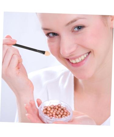 Healeved 30pcs Disposable Eye Shadow Stick Eyeshadow Double Ended Makeup Brush Lipstick Applicator Plastic - Buy Online on GoSupps.com