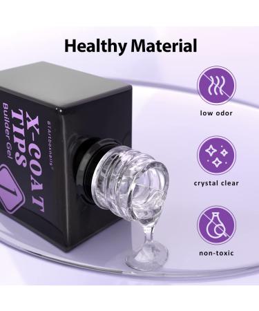 Shop Bartbox Builder Gel 15ml for Xcoattips French Nails | Long-Lasting No Flaking 30+ Days Durability - Black - Buy Online on GoSupps.com