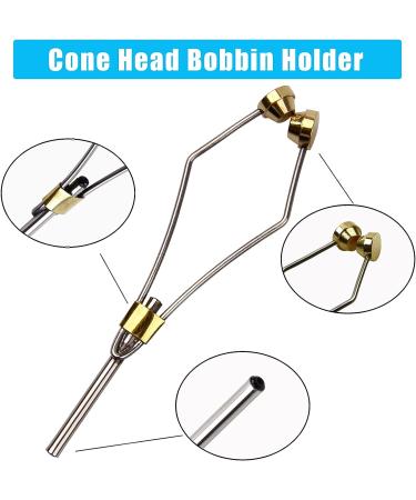 JSHANMEI Stainless Steel Fly Tying Tools Kit - Includes Bobbin Thread Holder, Wire Threader, Knot Whip Finisher, Bodkin, Hackle Plier - 2PCS Set for Fly Tying and Fishing Lures - Buy Online on GoSupps.com